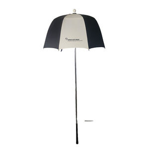Drizzle Stik Blue White Golf Bag Umbrella w/ Ball Topper & Club Style Grip